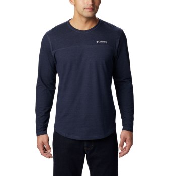 Columbia Rugged Ridge Long Sleeve Crew, Sudaderas Azul Marino Para Hombre | 368947-LDO